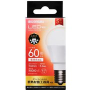 LED電球 E17 広配光 60W 電球色 LDA6L-G-E17-6T8