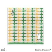ムーミン 万歳 25cm×25cm グリーン タオルハンカチ 47-0130070