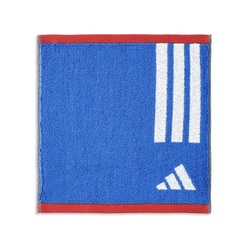 adidas スタンダード 25cm×25cm ブルー タオルハンカチ 06-1420060
