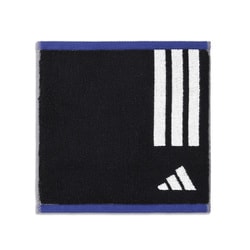 adidas スタンダード 25cm×25cm ブラック タオルハンカチ 06-1420060