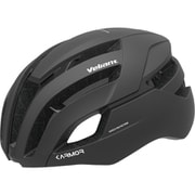 自転車用ヘルメット 55-58cm アジアンフィット BOAフィットシステム 大型エアホール JCF公認 CE規格適合品 VELIANT BK S/M