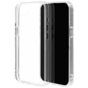 iPhone 16e用 ハイブリッドケース 衝撃吸収 頑丈 TPU+GLASS 硬度10H クリア 8638IP5EHGCL