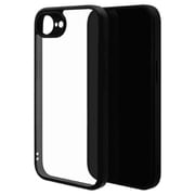 iPhone 16e用 ハイブリッドケース 極限保護 精密設計 RHINOX ライノックス 衝撃吸収 MIL規格 頑丈 ブラッククリア 表面硬度5H 8644IP5EHALBK