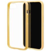iPhone 16e用 ハイブリッドケース FLEXGUARD 衝撃吸収 頑丈 TPU＋PC イエロー×クリア 8770IP5EHPYE