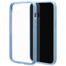 iPhone 16e用 ハイブリッドケース FLEXGUARD 衝撃吸収 頑丈 TPU＋PC ブルー×クリア 8771IP5EHPBL