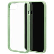 iPhone 16e用 ハイブリッドケース FLEXGUARD 衝撃吸収 頑丈 TPU＋PC グリーン×クリア 8772IP5EHPGR