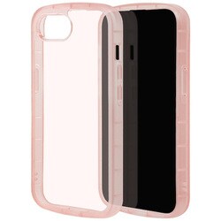 iPhone 16e用 ソフトケース TPU 耐衝撃吸収 Fluffy Shape コーラル 8672IP5ETPCO