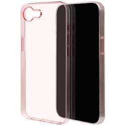 iPhone 16e用 PCケース ULTRA LIGHT 極薄設計 カメラ周囲保護 0.6mm クリアピンク 8692IP5EPCPK