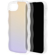 iPhone 16e用 ハイブリッドケース MY.DECOR 衝撃吸収 頑丈 wave ホログラム 8693IP5EHPHL