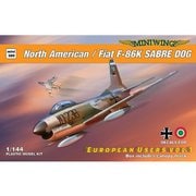 MWG144380 1/144 F-86K セイバードッグ “西ドイツ・イタリア” [組立式プラスチックモデル]