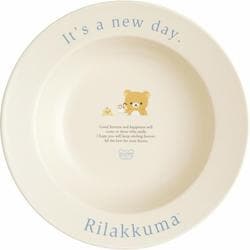TK23101 リラックマ 「レタリングキッチンシリーズ」テーマ パスタ＆カレー皿
