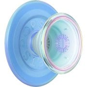 806891 オパール 青 クリア [MagSafe Round ポップグリップ]