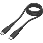 PD240W USB-C to Cシリコンケーブル 1.0m ブラック TSC305CC10K