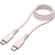 PD240W USB-C to Cシリコンケーブル 1.0m ピンク TSC305CC10P