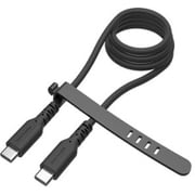 PD240W USB-C to Cシリコンケーブル 1.5m ブラック TSC305CC15K