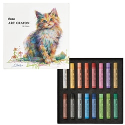ぺんてる クレヨン ART CRAYON アートクレヨン セット 16色 PTAC-16