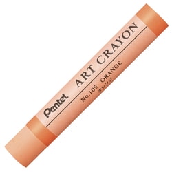 ぺんてる クレヨン ART CRAYON アートクレヨン 単色 オレンジ PTACT105