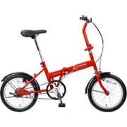 折りたたみ自転車 フローリー 16インチ FDB161 変速なし オレンジ YG-1532