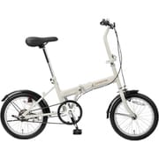 折りたたみ自転車 フローリー 16インチ FDB161 変速なし ベージュ YG-1533