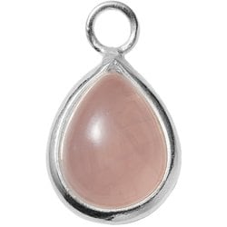 Ludique Rose Quartz Silver ピアス ランニング アクセサリ 1点（片耳用） LD-RSQ-SV