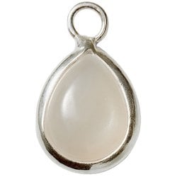 Ludique White Moon Stone Silver ピアス ランニング アクセサリ 1点（片耳用） LD-WMS-SV