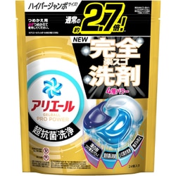 アリエール ジェルボール プロ パワー 超抗菌・洗浄 クリーンフレッシュの香り 詰め替え ハイパージャンボ 24個 [洗濯洗剤]