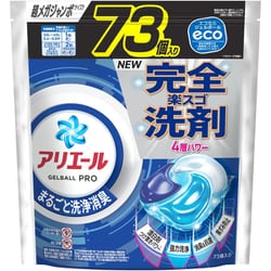アリエール ジェルボール プロ まるごと洗浄消臭 清潔でさわやかな香り 詰め替え 超メガジャンボ 73個 [洗濯洗剤]