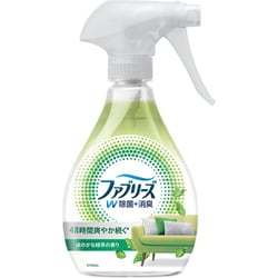ファブリーズ W除菌+ ほのかな緑茶の香り 本体 370ml [消臭スプレー 衣類・布製品用]