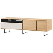 ローボード（テレビ台） 完成品（脚のみ取付有） ノルII 180TV NA/LGY
