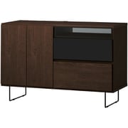 ローボード(テレビ台) 完成品(脚のみ取付有) ノルII 120AVチェスト BR/BK