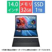 ASUS Zenbook DUO/14型×2/Core Ultra 9 285H/メモリ 32GB/SSD 1TB/Windows 11 Home/インクウェルグレー UX8406CA-U9321W