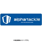 alphatackle ステッカー タイプ01 (43×150) BL/WHT