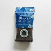 朝のタオル フェイスタオル 約34×80cm チャコールグレー