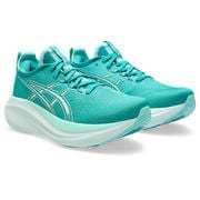 ゲルニンバス 27 レディース ランニングシューズ WAVE TEAL/ILLUMINATE MINT(400) 24cm 1012B753