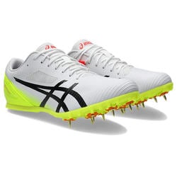 ヒートスプリント 13 メンズ ランニングシューズ WHITE/SAFETY YELLOW（101） 26cm 1093A199