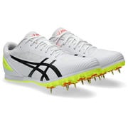 ヒートフラット 12 メンズ ランニングシューズ WHITE/SAFETY YELLOW（101） 24cm 1093A195