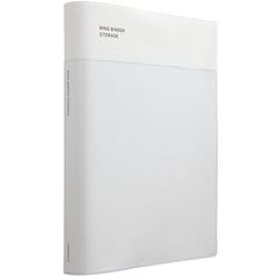 スタイルノート6穴バインダー ポケット A5 ホワイト LGF32-280WH
