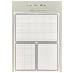 スタイルステッカー Plannig/Memo LGF38