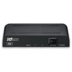 HDMI分配器 8K対応 1入力2出力 RS-HDSP2-8K