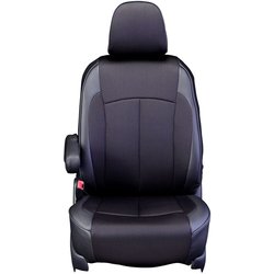 シートカバー 全席セット エブリィワゴン/タウンボックス/スクラムワゴン/クリッパーリオ エアー ブラック 11PSA6080K