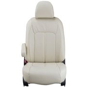 シートカバー 全席セット スペーシアカスタム/フレアワゴンカスタムスタイル リアルレザー アイボリー 21ESA6310V