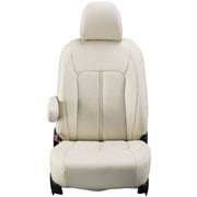 シートカバー 全席セット スペーシアカスタム/フレアワゴンカスタムスタイル センターレザー アイボリー 23ESA6310V
