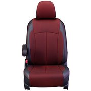 シートカバー 全席セット ヴォクシ―/ヴォクシーハイブリッド/ノア/ノアハイブリッド/ランディ クロス ブラック×レッド 12WTC1585KA