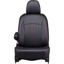 シートカバー 全席セット アトレー/サンバーバン ライン ブラック×レッドステッチ 43EDA6610KA