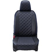 シートカバー 全席セット プリウス キルト ブラック×ブルーステッチ 15ETB1078E