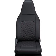 シートカバー 全席セット ハイエースバン/レジアスエースバン ストロングキルト ブラック×レッドステッチ 45ETL1096X02KA