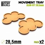 GSWD-11382 MDFムーブメントトレイ スリムフィット 28.5mm×5 2枚入 [プラモデル用品]