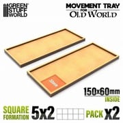 GSWD-12569 MDFムーブメントトレイ 150×60mm 2枚入 [プラモデル用品]