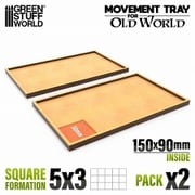 GSWD-12570 MDFムーブメントトレイ 150×90mm 2枚入 [プラモデル用品]