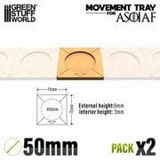 GSWD-12583 MDFムーブメントトレイ ASOIAF 50mm 2枚入 [プラモデル用品]